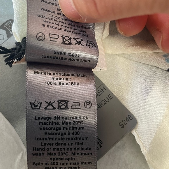 Blondie 85 Zadigcity Night Silk Scarf from Zadig& Voltaire - Picture 15 of 15